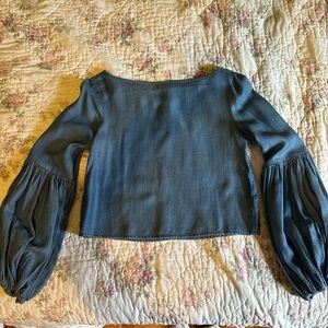 AE denim blouse